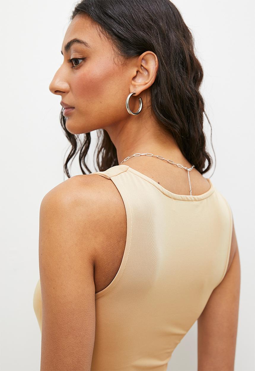 Superbalist - V neck vest - beige