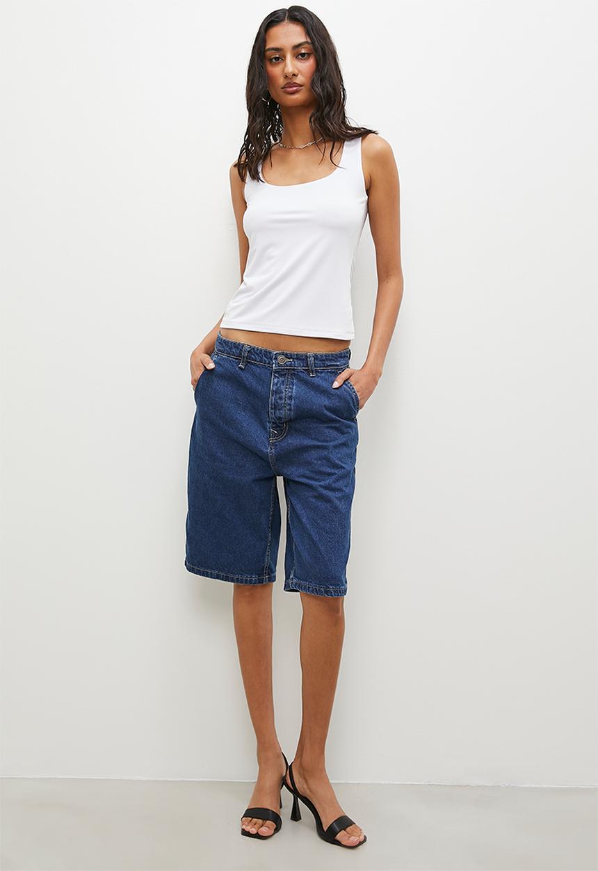 Superbalist - Square neck vest - optical white