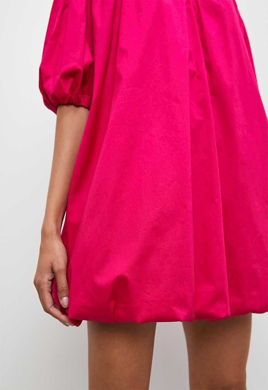 Superbalist - Puff sleeve mini dress - cerise
