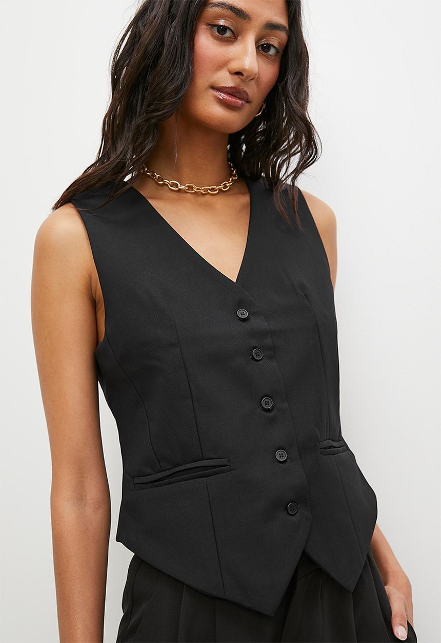 Superbalist - Waistcoat - black