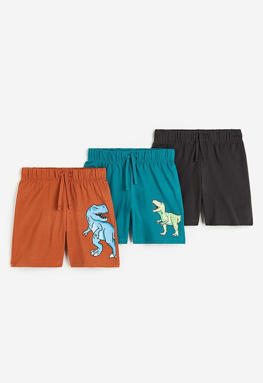 H&M - 3-pack pull-on shorts - multi