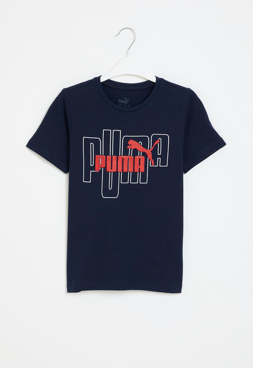 PUMA - Graphics no.1 logo tee b - puma navy