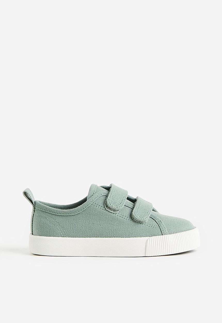 H&M - Canvas trainers - sage green