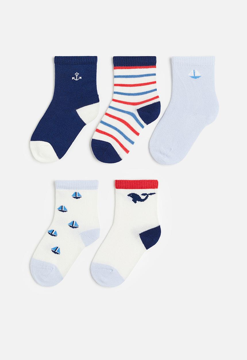 H&M - 5 Pack socks - navy blue