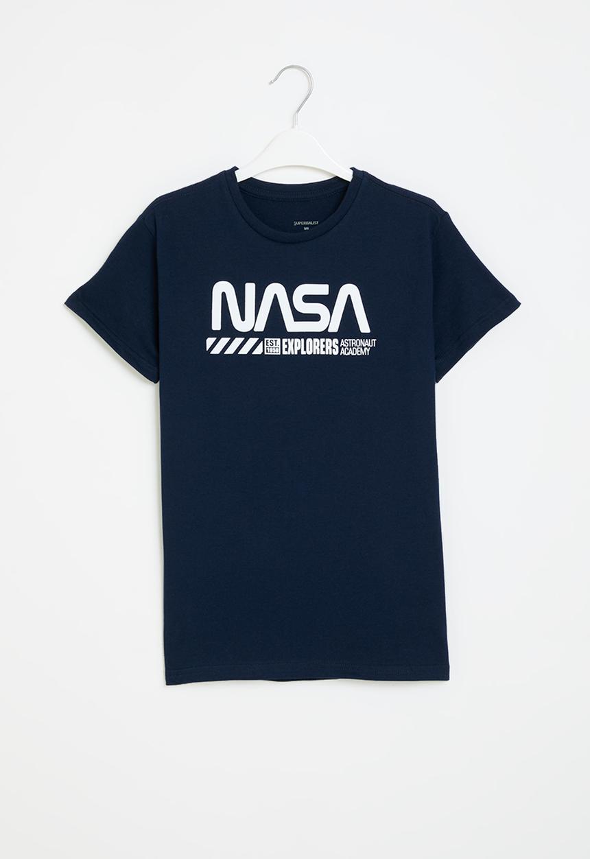 Rebel Republic - Nasa t-shirt - navy