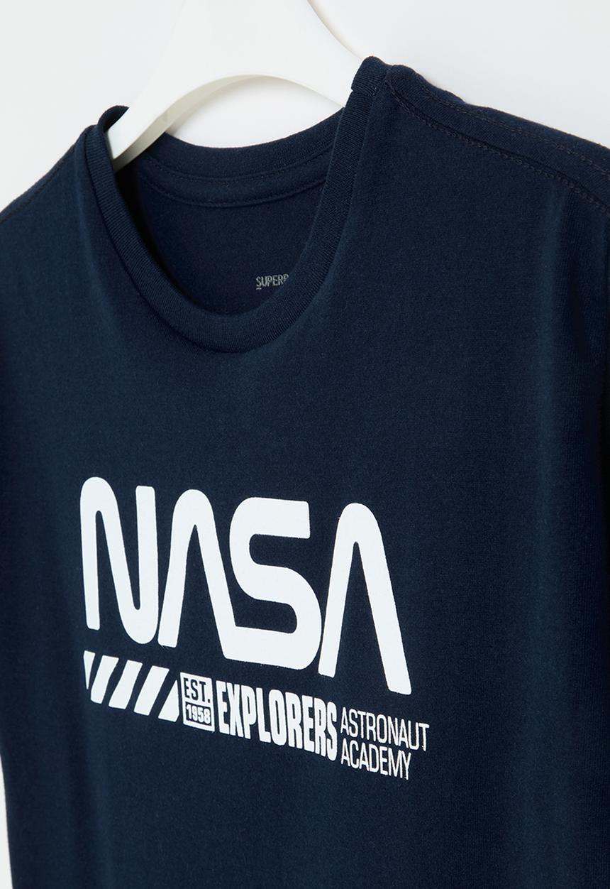 Rebel Republic - Nasa t-shirt - navy