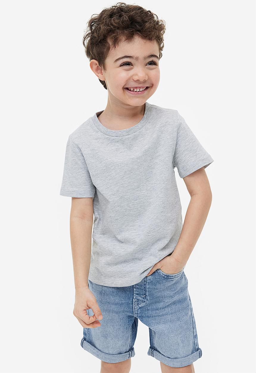 H&M - Relaxed fit denim shorts - light denim blue
