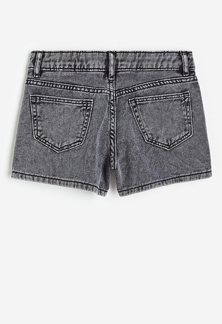 H&M - Relaxed fit high shorts - black