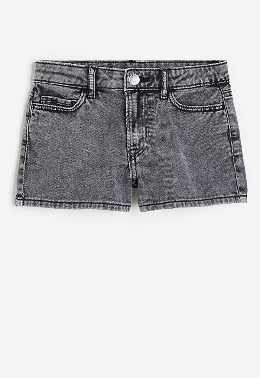 H&M - Relaxed fit high shorts - black