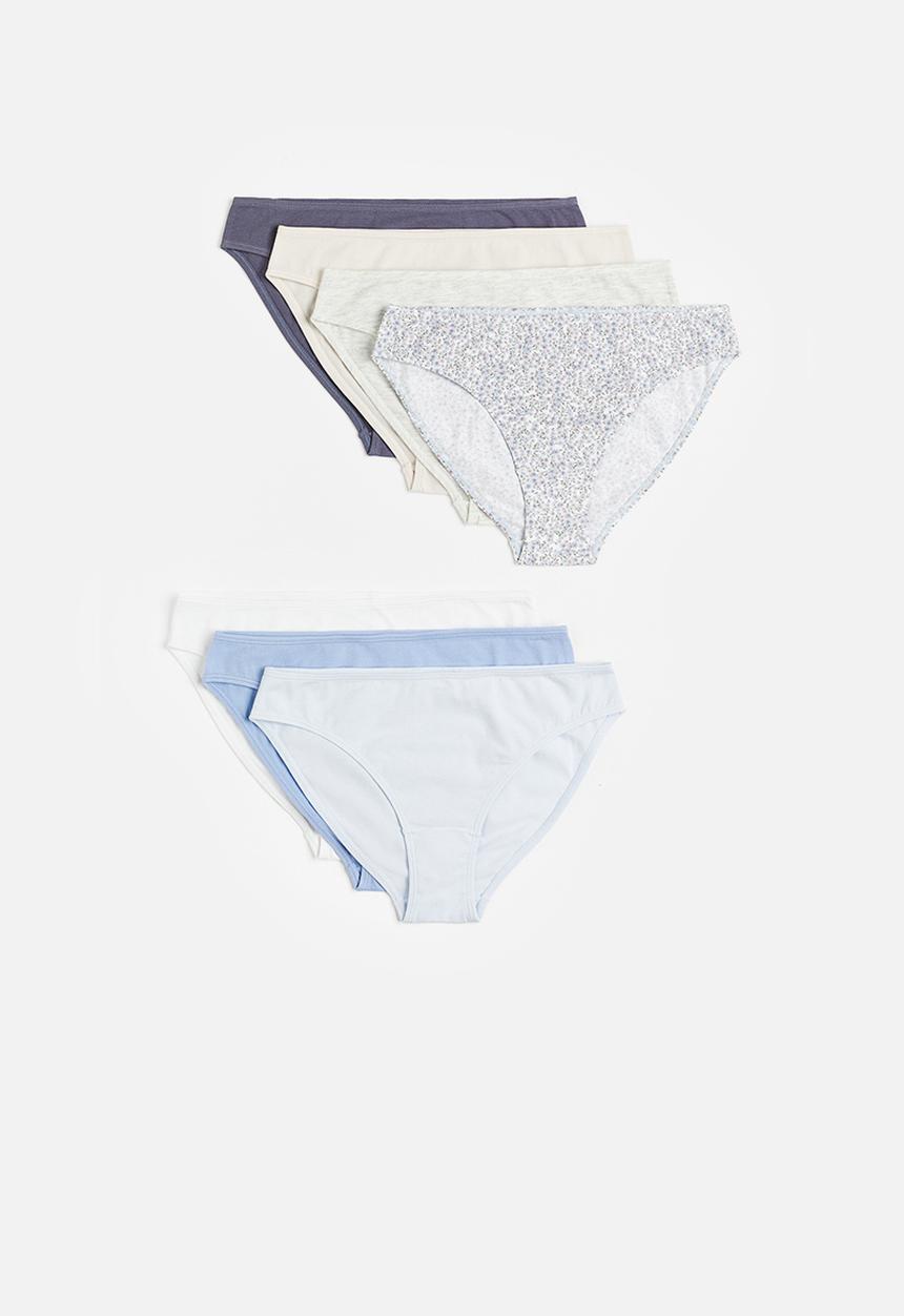 H&M - 7-Pack cotton bikini briefs - multi 