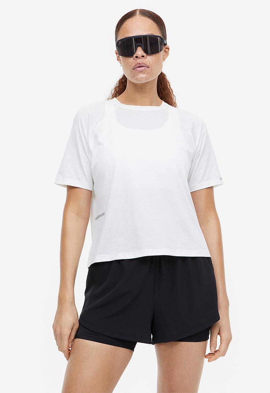 H&M - Drymove™ sports top - white