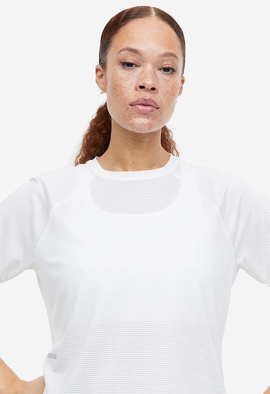 H&M - Drymove™ sports top - white