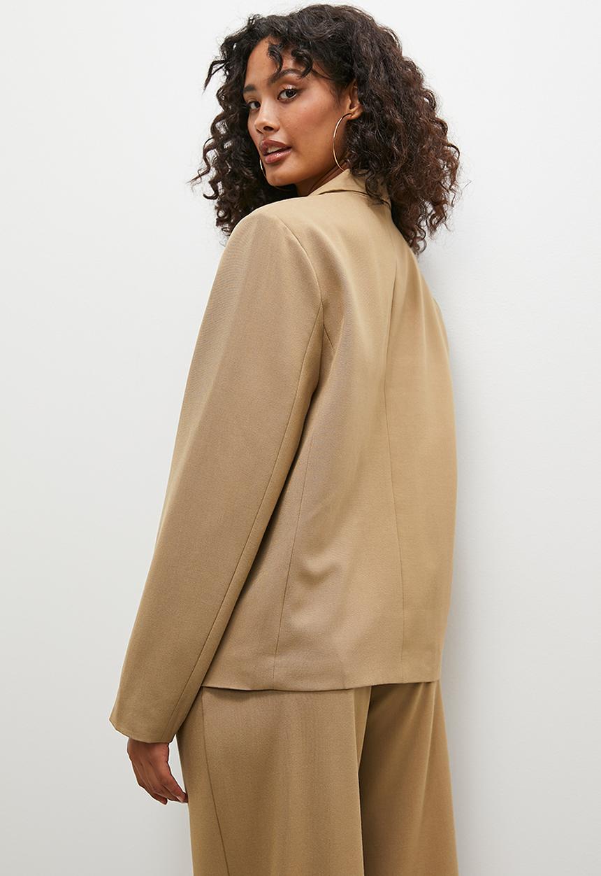 Superbalist - Co-ord double breasted blazer - tan