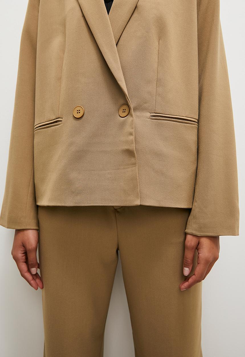 Superbalist - Co-ord double breasted blazer - tan