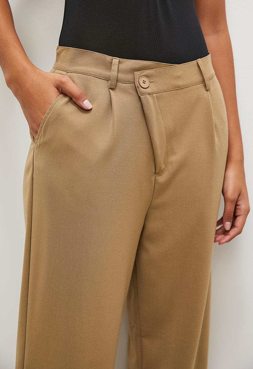 Superbalist -  Co-ord straight leg trouser - tan
