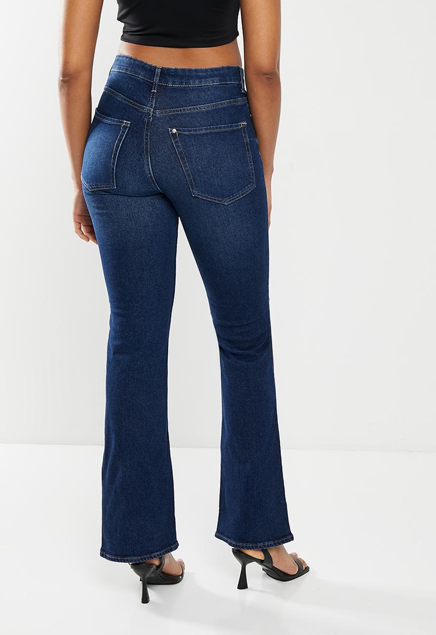 H&M - Bootcut high jeans - blue