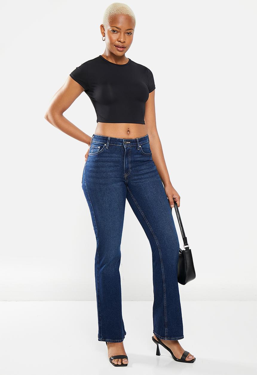H&M - Bootcut high jeans - blue