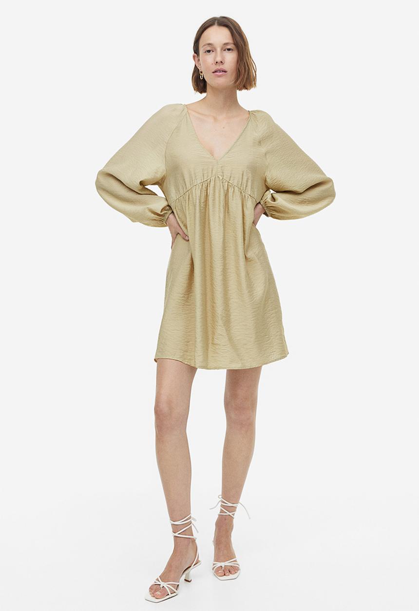 H&M - A-line dress  - light beige