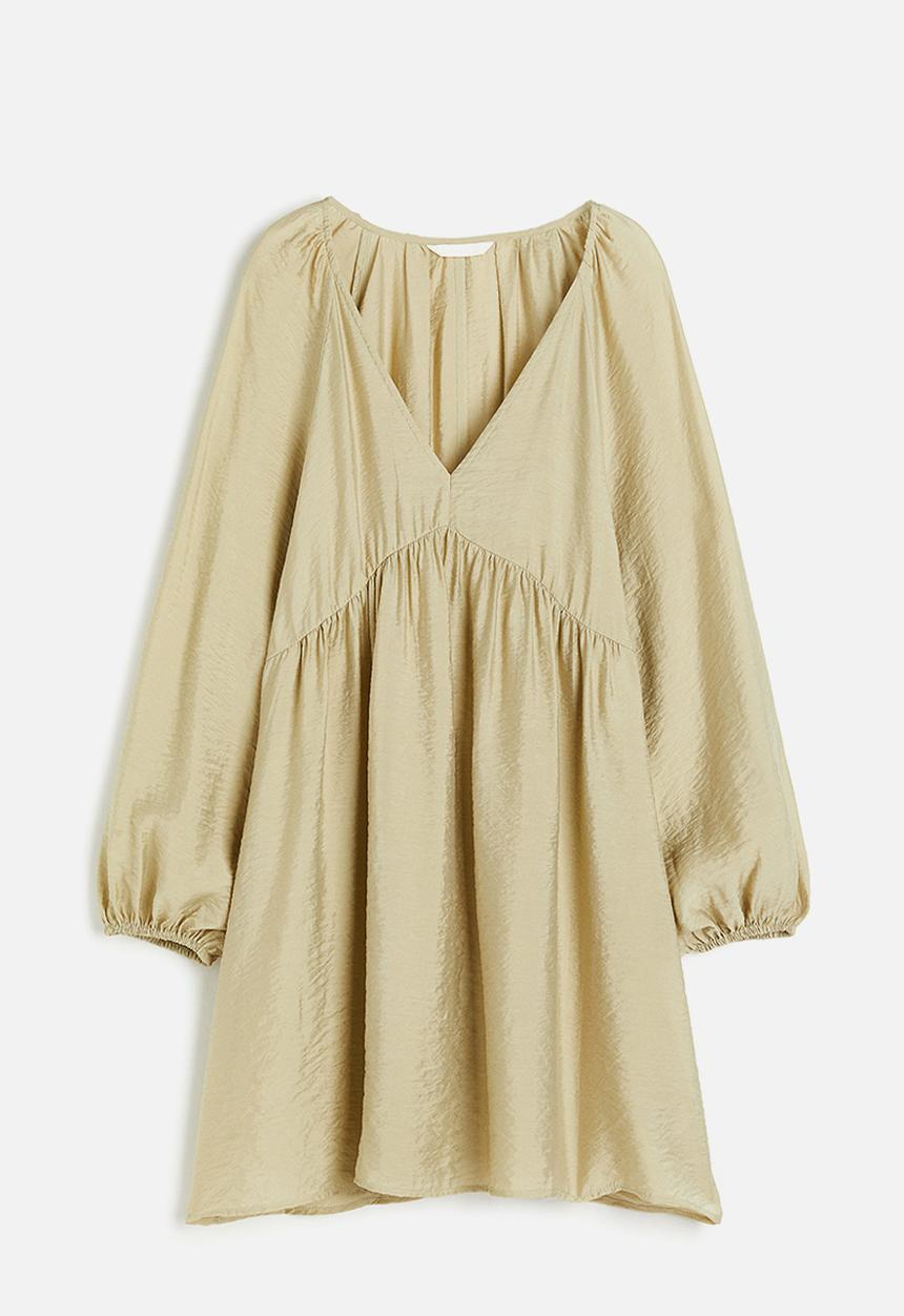 H&M - A-line dress  - light beige