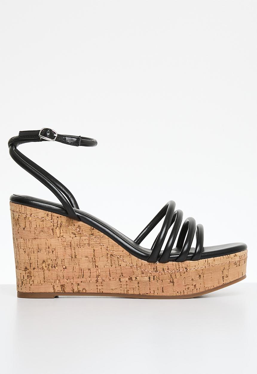 Call It Spring - Leema wedge heel - black
