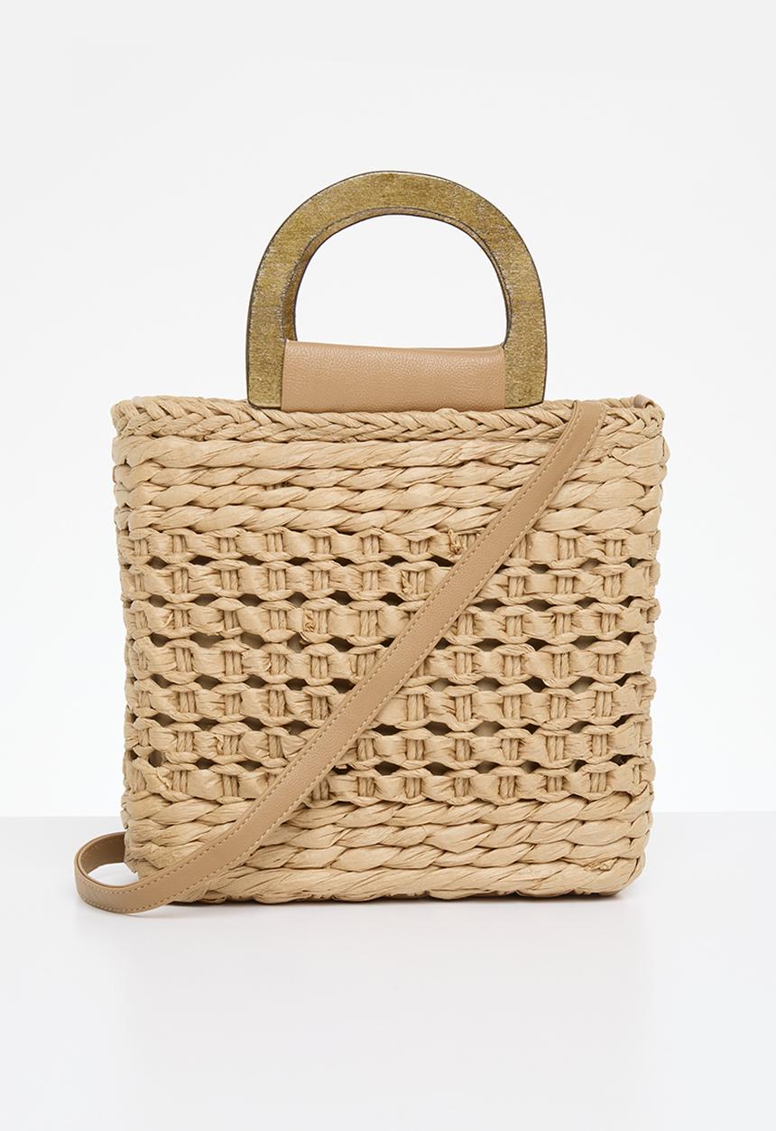 Superbalist - Jenny top handle bag - natural