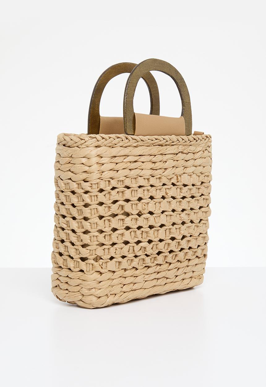 Superbalist - Jenny top handle bag - natural