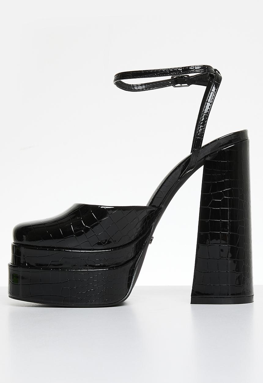 Rock & Co - Sachi 9 platform heel - black