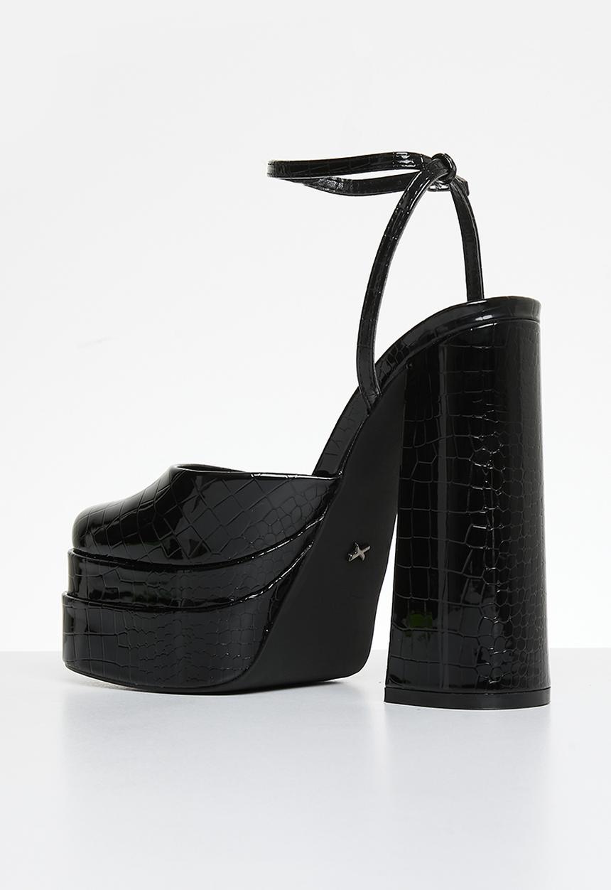 Rock & Co - Sachi 9 platform heel - black