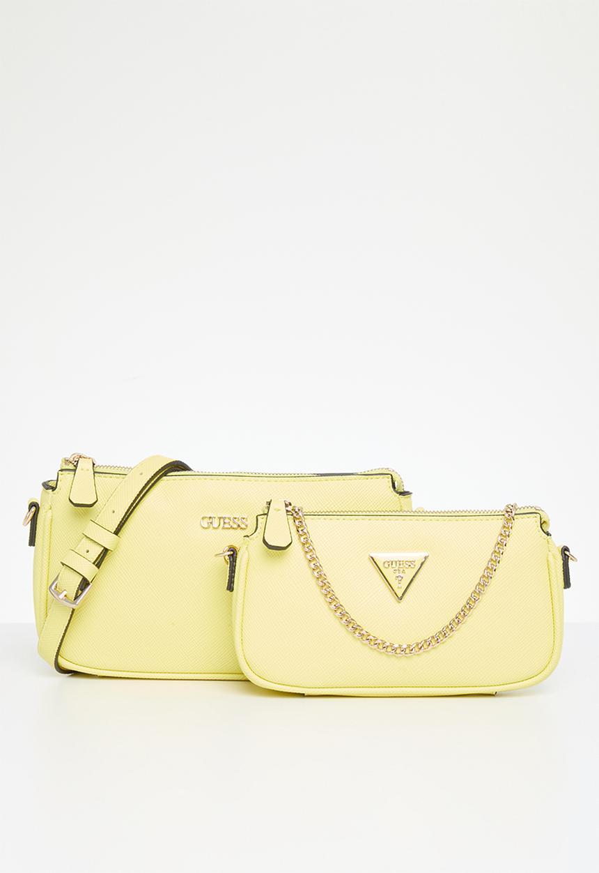 GUESS - Noelle dbl pouch crossbody - yellow