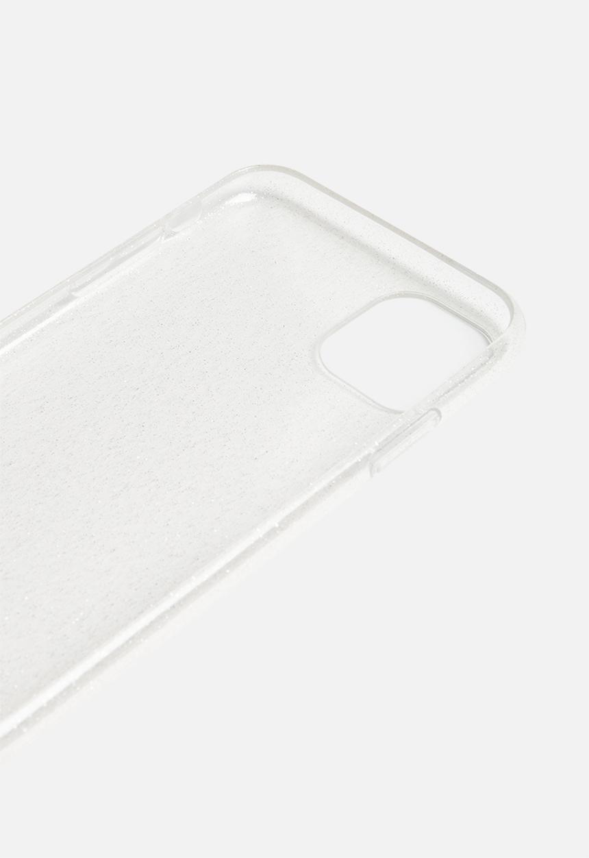 H&M - Glittery iphone 11 case - transparent glitter