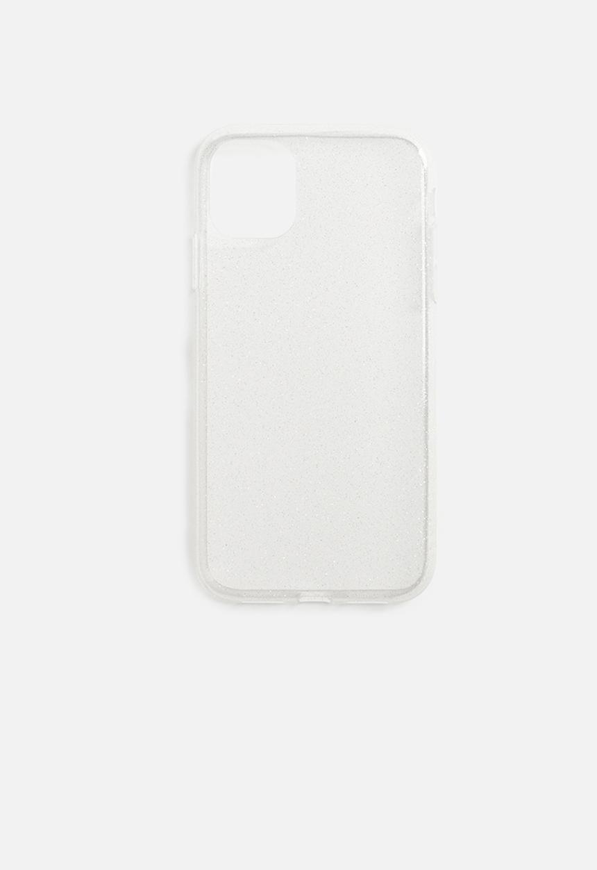 H&M - Glittery iphone 11 case - transparent glitter
