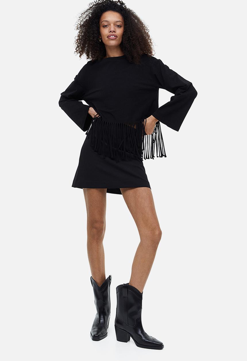 H&M - Mini skirt - black