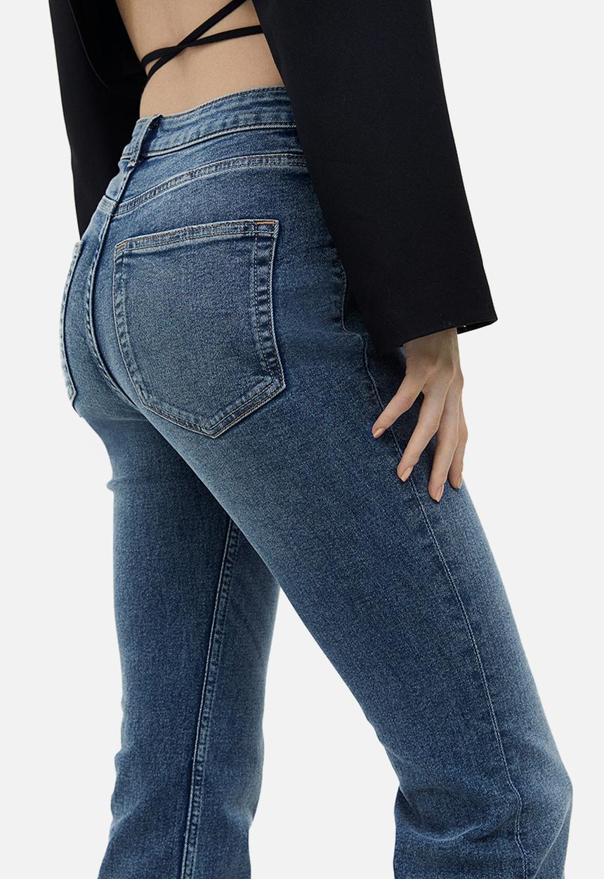 H&M - Flared high jeans - denim blue