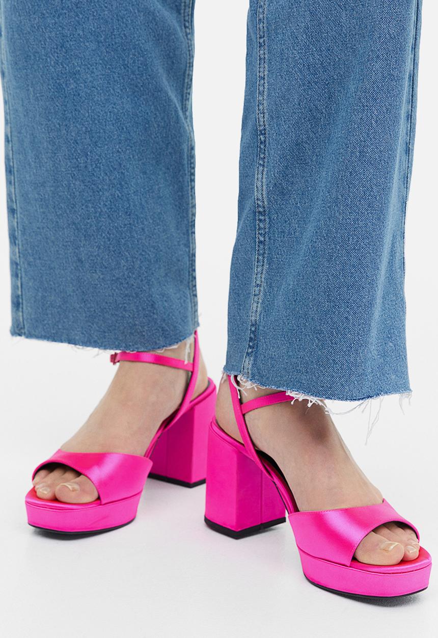H&M - Platform sandals - bright pink