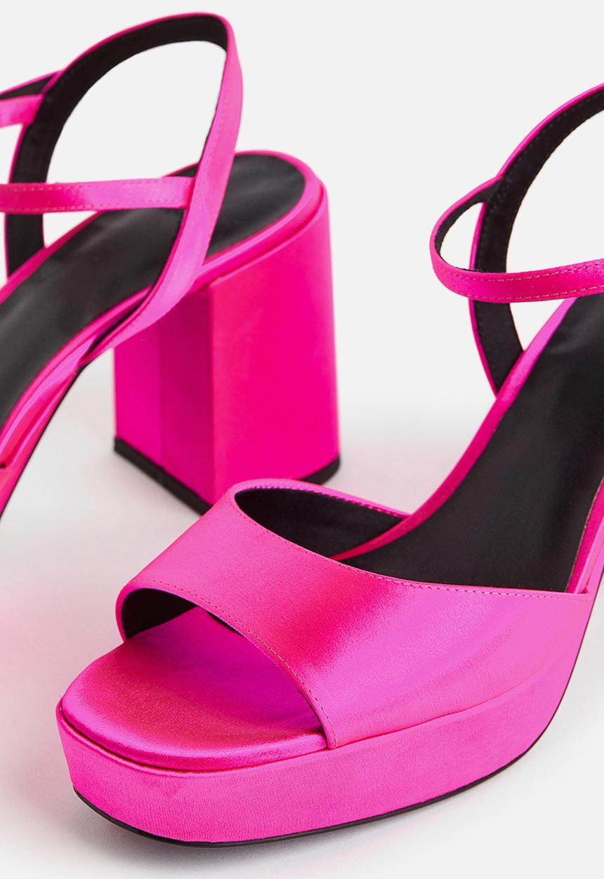 H&M - Platform sandals - bright pink