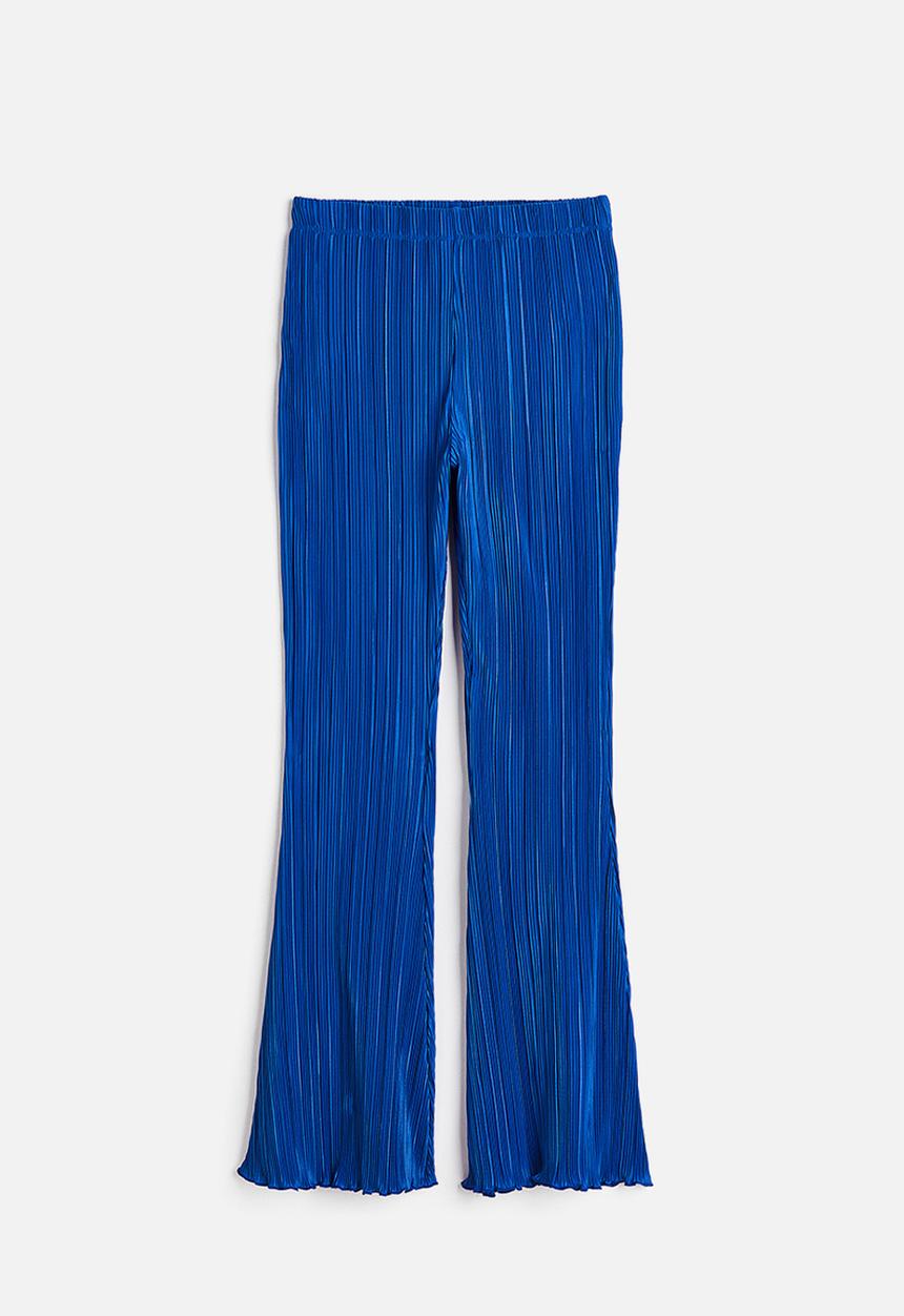 H&M - Flared leggings - bright blue 