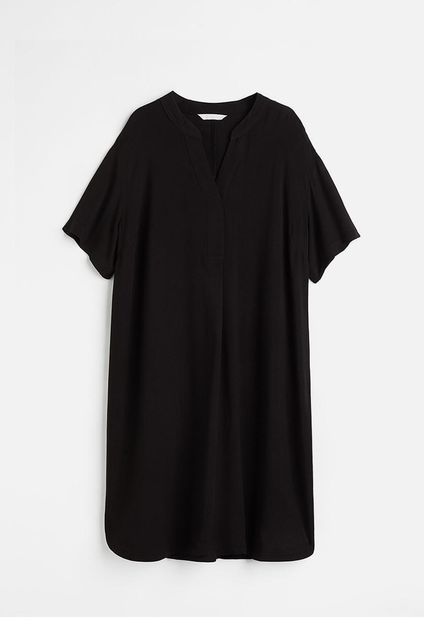 H&M - V-neck tunic - black