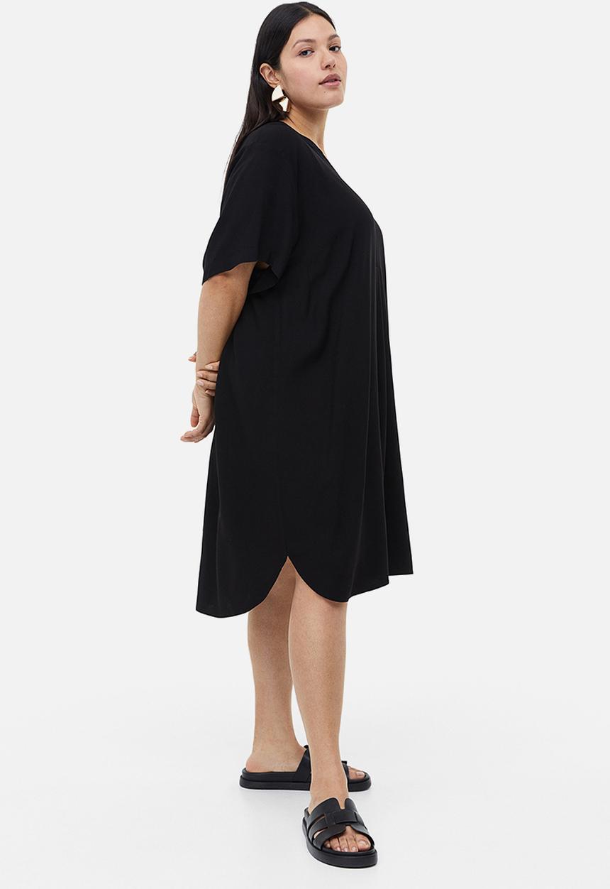 H&M - V-neck tunic - black