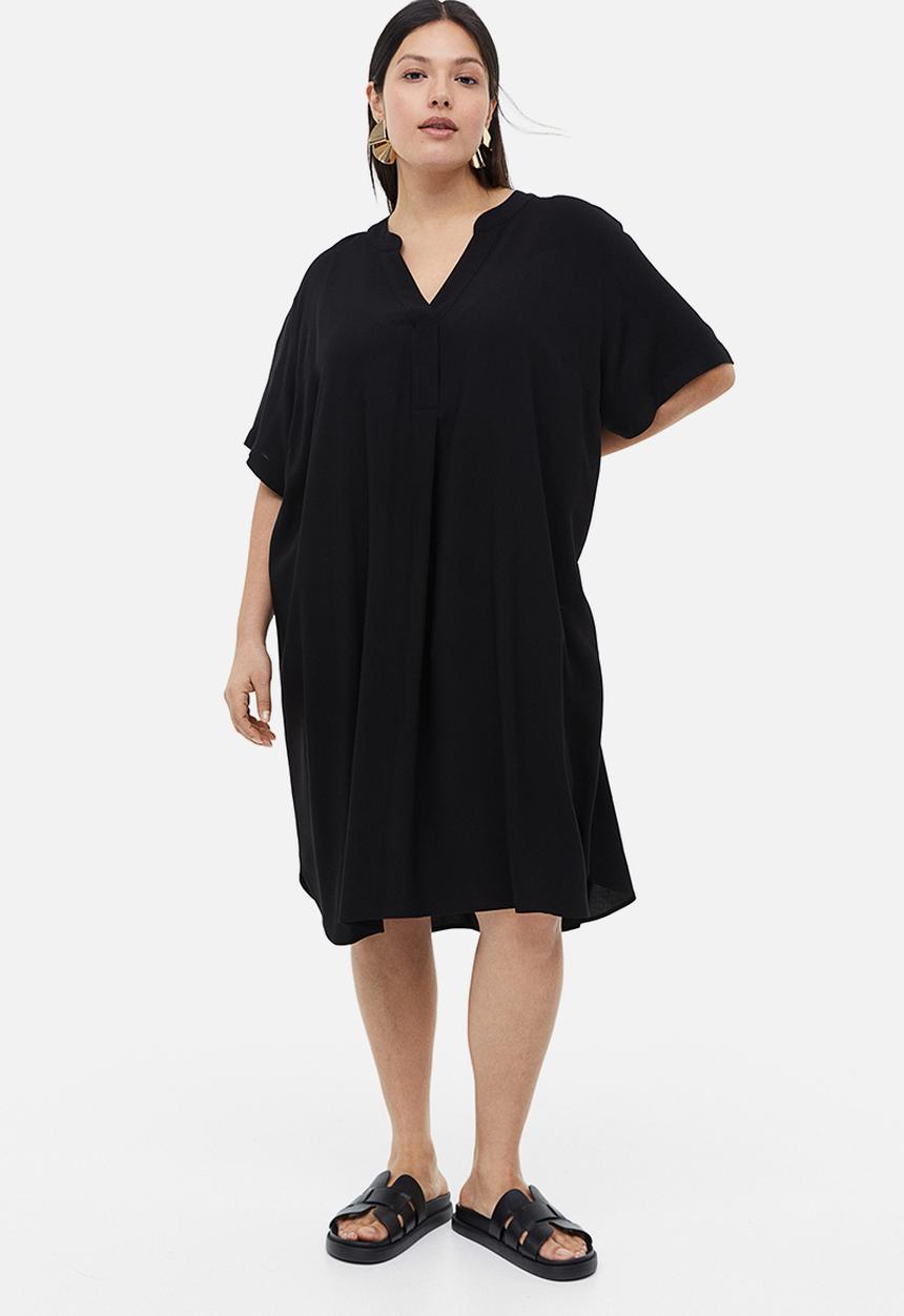 H&M - V-neck tunic - black