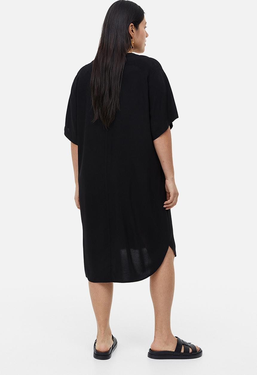 H&M - V-neck tunic - black