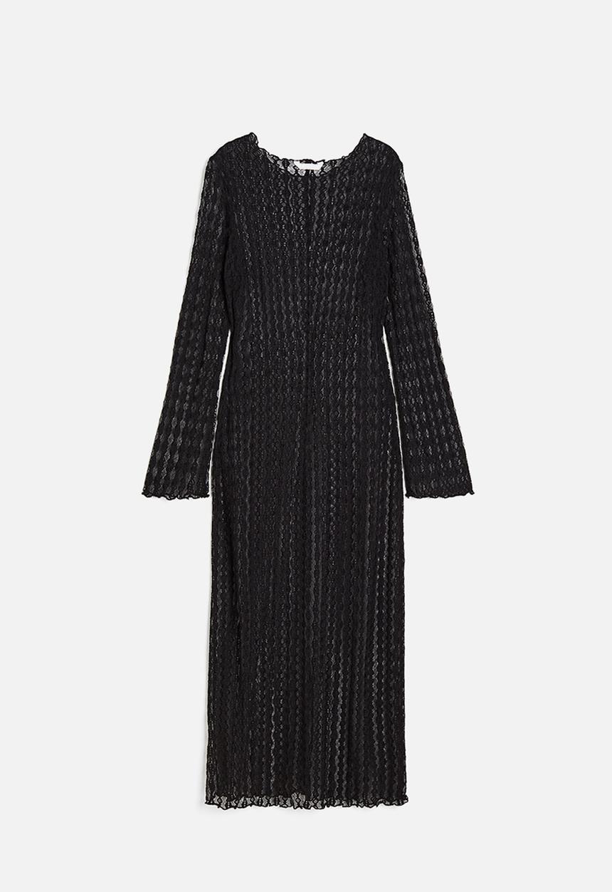 H&M - Lace dress - black
