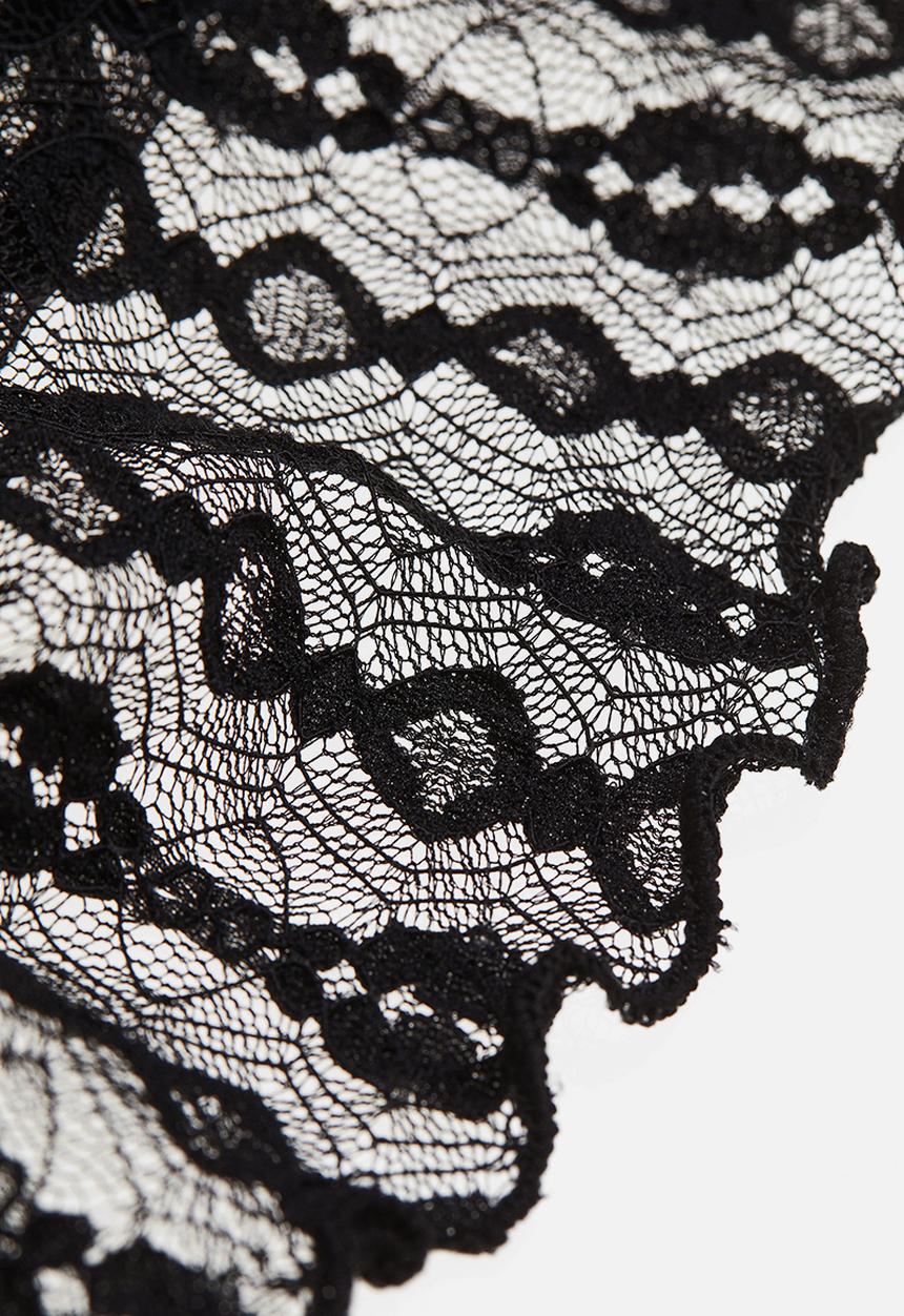 H&M - Lace dress - black