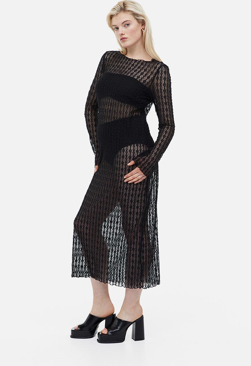 H&M - Lace dress - black