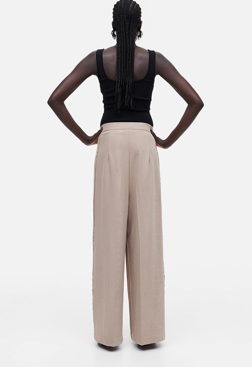 H&M - Ribbed vest top - black