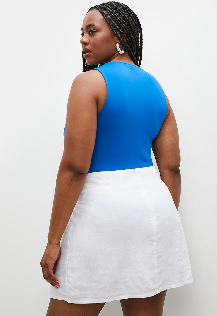 Superbalist - Single boatneck bodysuit - blue