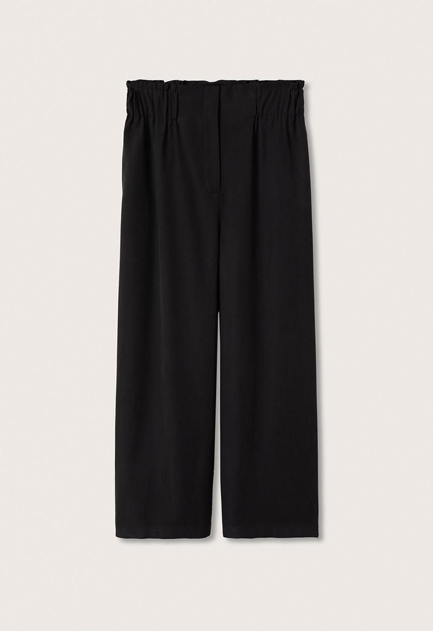 MANGO - Trousers ticket-h - black