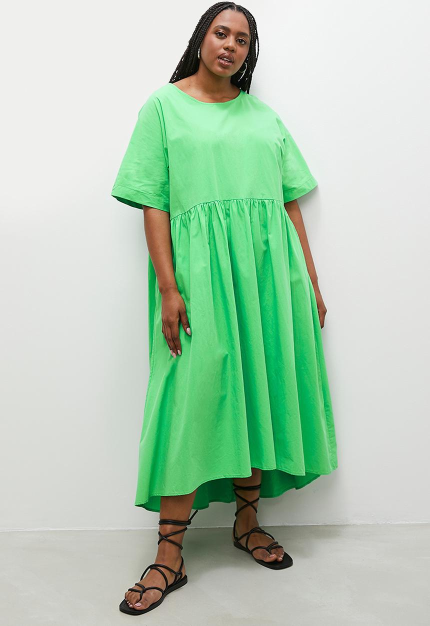 Superbalist - Combo babydoll dress - green