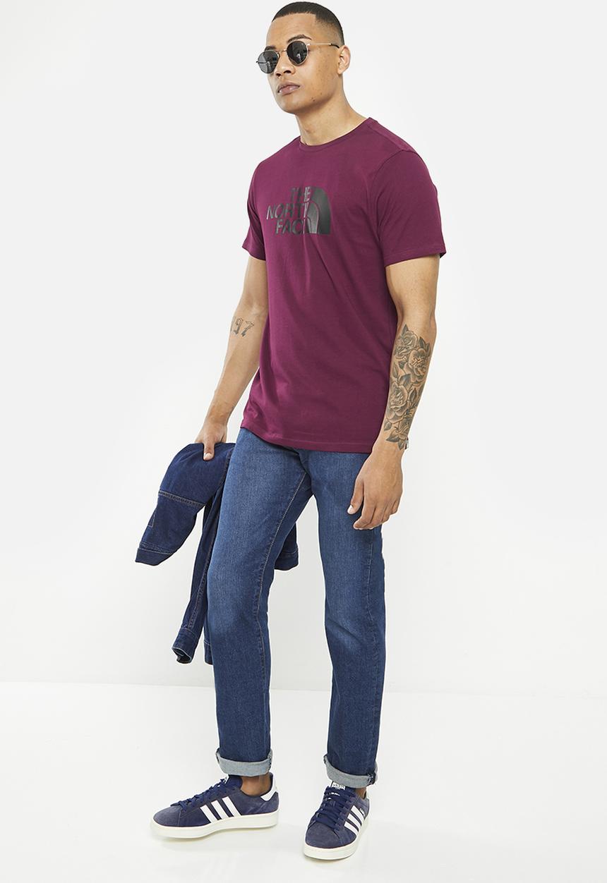 The North Face - M short sleeve easy tee - boysenberry 