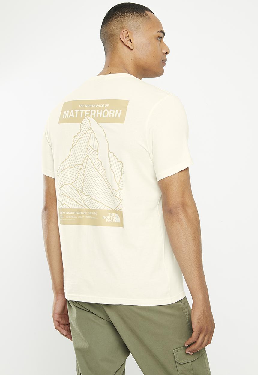 The North Face - M matterhorn face short sleeve tee - gardenia white