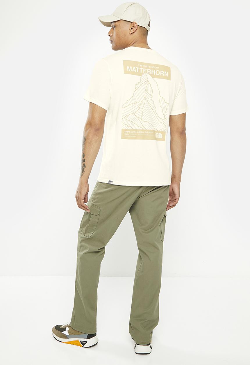 The North Face - M matterhorn face short sleeve tee - gardenia white